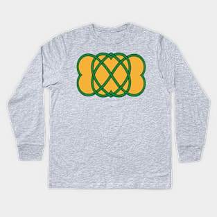 Celtic Knot Heart St Patricks Kids Long Sleeve T-Shirt